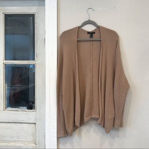 Oversized beige cardigan!